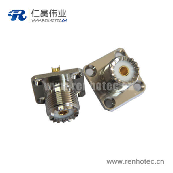 uhf母头rf射频同轴阿联酋vs丹麦亚盘
法兰盘4孔方形座