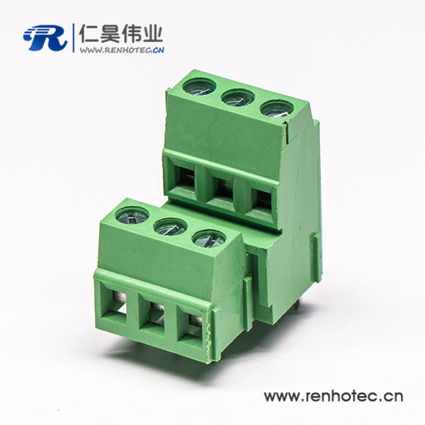 螺钉2层私心接线端子表贴插孔式绿色端子接线 螺钉2层私心接线端子表贴插孔式绿色端子接线