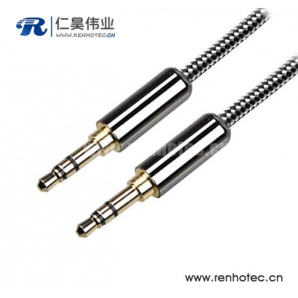 3.5mm av转换线DIY公对公喇叭线30CM 3.5mm av转换线DIY公对公喇叭线30CM