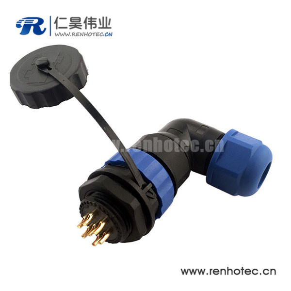SP29防水航空插头 5芯 航空接头塑料 SP29防水航空插头 5芯 航空接头塑料