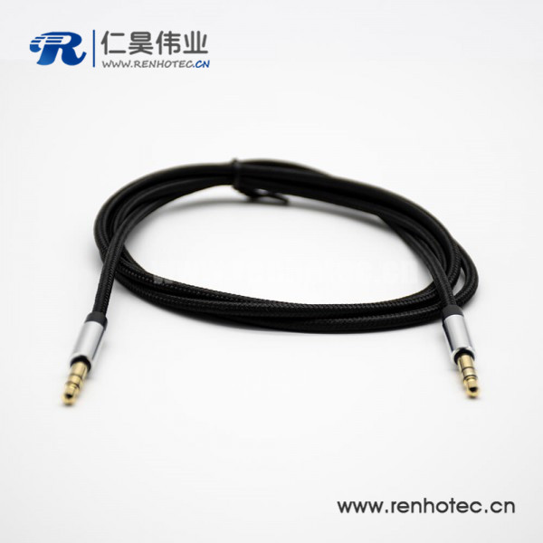 耳机插头3.5mm3极公对公直式音频线黑色0.5米-3米 (2) 耳机插头3.5mm3极公对公直式音频线黑色0.5米-3米
