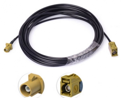 fakra-radio-connector-fakra-k-female-to-male-antanna-adapter-pigtail-cable-5m-for-car-sirius-xm Fakra產品直式連接器Fakra K母對天線接線5m用於汽車Sirius XM