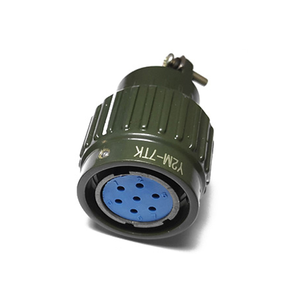 快速卡口绿色Y2M-7TK工业工防航空插头Y2M 7芯 快速卡口深绿色Y2M-7TK工业工防航空插头Y2M 7芯