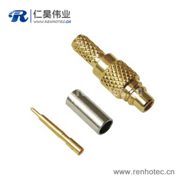 mmcx直式压接公头阿联酋vs丹麦亚盘
接rf射频同轴线缆