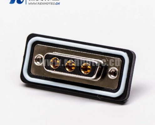 d sub3w3防水母头直式接线焊接车针镀金