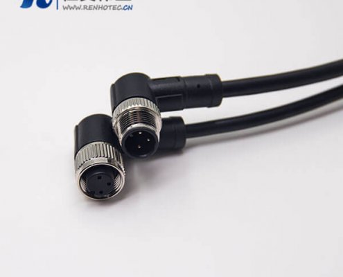 m12电缆弯母头3芯不带屏蔽工业防水阿联酋vs丹麦亚盘