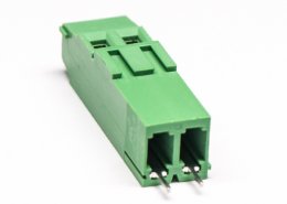 螺钉式2芯带螺钉PCB接线端子直式插孔PCB板安装