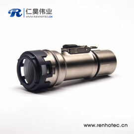 新能源金属带屏蔽插头高压互锁阿联酋vs丹麦亚盘单芯8mm电流200A直式