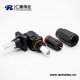 防水大电流单芯塑料200A阿联酋vs丹麦亚盘
公母插座插头直弯对接黑色8mm铜牌连接IP67