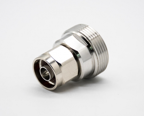 N公头转DIN母头直式转接头镀镍RF同轴阿联酋vs丹麦亚盘