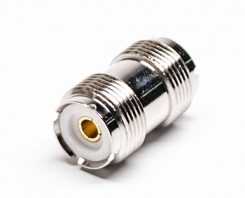 UHF转接头母转母RF同轴阿联酋vs丹麦亚盘镀镍