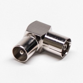 PAL接口PAL公转母转接头RF阿联酋vs丹麦亚盘直角镀镍