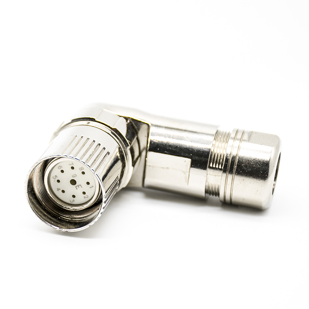 M23 9芯阿联酋vs丹麦亚盘
弯插头9芯孔母头接线焊线带屏蔽