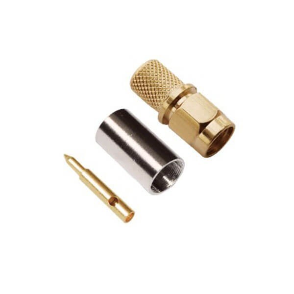 电视射频界面反极SMA阿联酋vs丹麦亚盘压接直式插头线缆RG58596