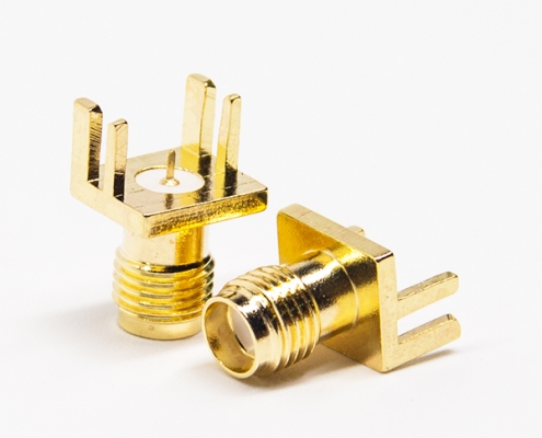 pcb板sma端口母头直式卡板式镀金