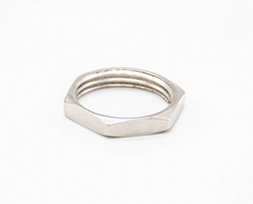 六角螺母BNC母头金属镀镍