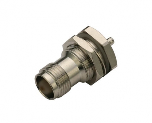 tnc直式穿墙母头面板安装接线RG400