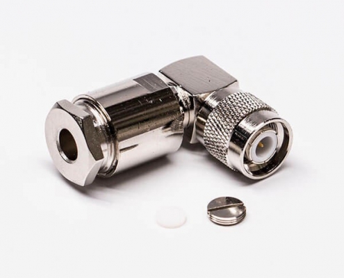 TNC连接头90度螺母锁紧接RG8同轴线缆