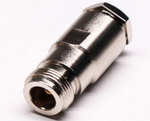 n-type连接头直式180度母头螺母锁紧