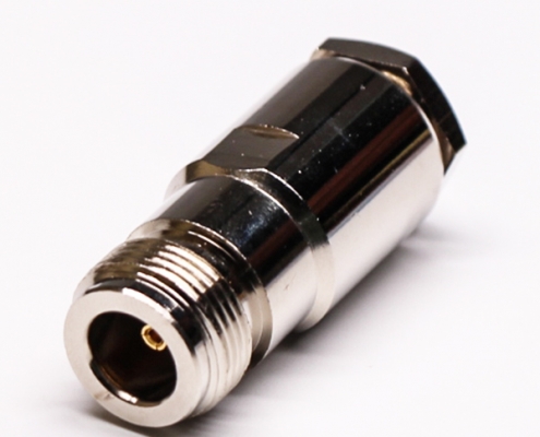 专业射频同轴阿联酋vs丹麦亚盘直式母头母针螺母锁紧