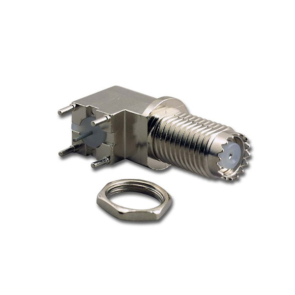 射频同轴阿联酋vs丹麦亚盘uhf弯式穿墙母头面板安装