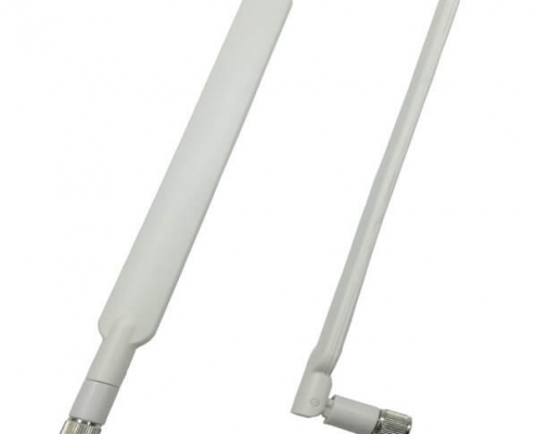 白色4GLTE天线接SMA公头5dBi用于无线路由器/手机