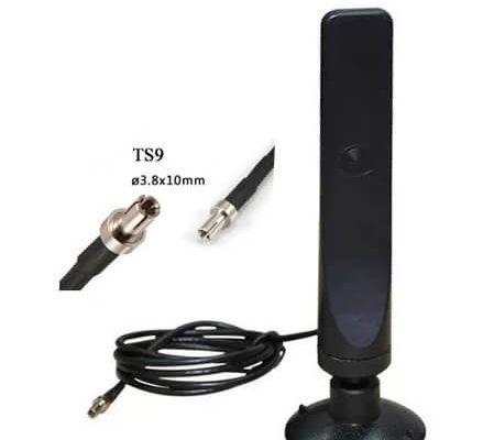 新品高增益9dBi4GLTE黑色天线用于MF93EMF93D手机热点接ts9