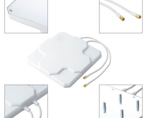 4GLTE双向输入输出室外天线接SMAN公头用于手机信号增强