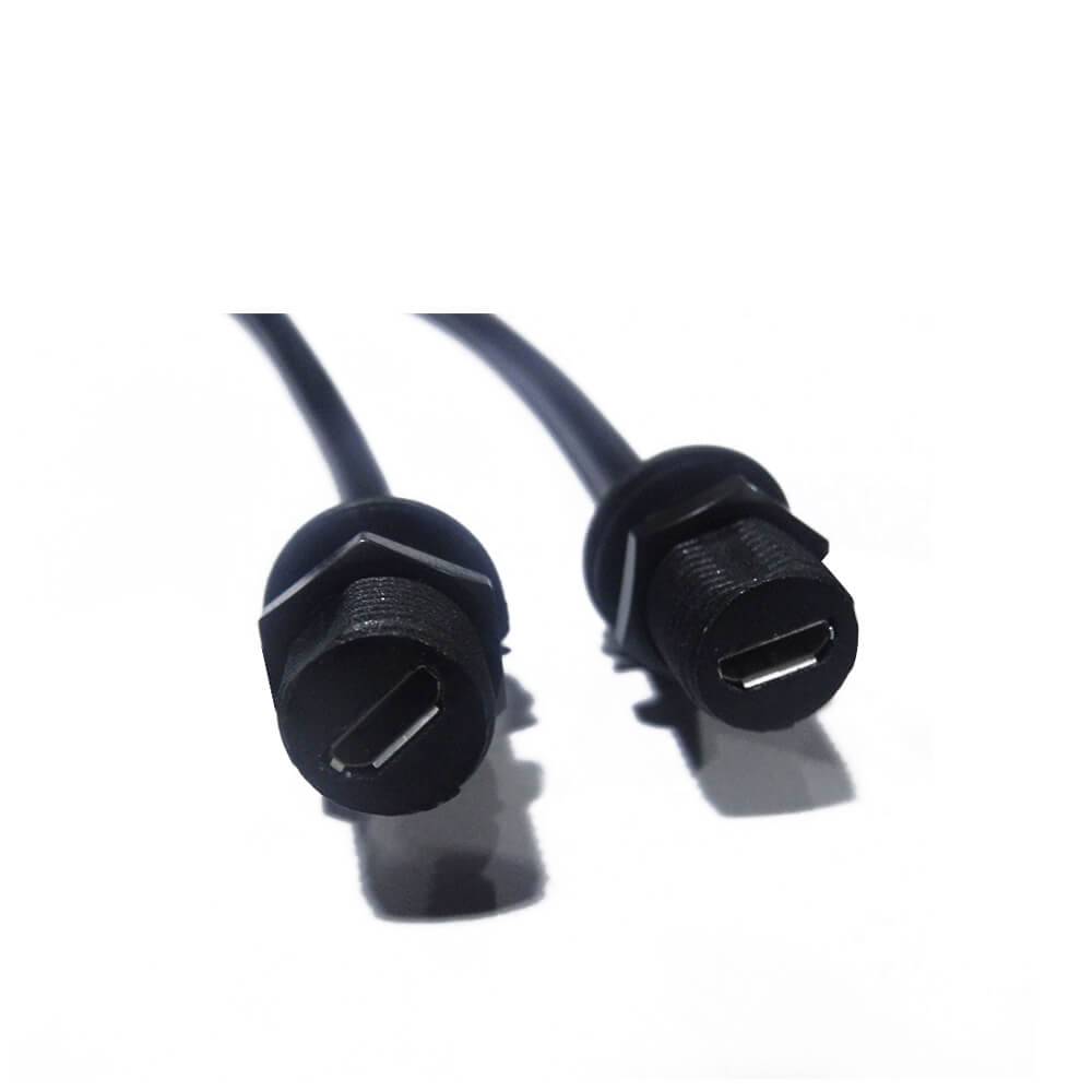 防水USB阿联酋vs丹麦亚盘
A型公头转MicroUSB5芯母插座接0.1米线材