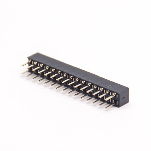 1.27mm双列直插排母30针直式180度单塑母座插PCB板