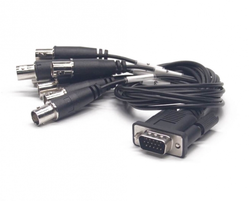 D-Sub 接口15芯母头1转8 BNC公头直式2022世界杯小组赛程表