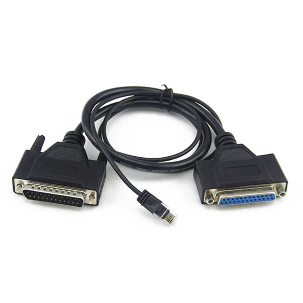 DB25线25芯公转母带RJ45公头2022世界杯小组赛程表0.5M