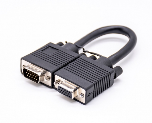 DB电缆转接线15pin公头转母头直式电缆组件阿联酋vs丹麦亚盘
线材0.15米