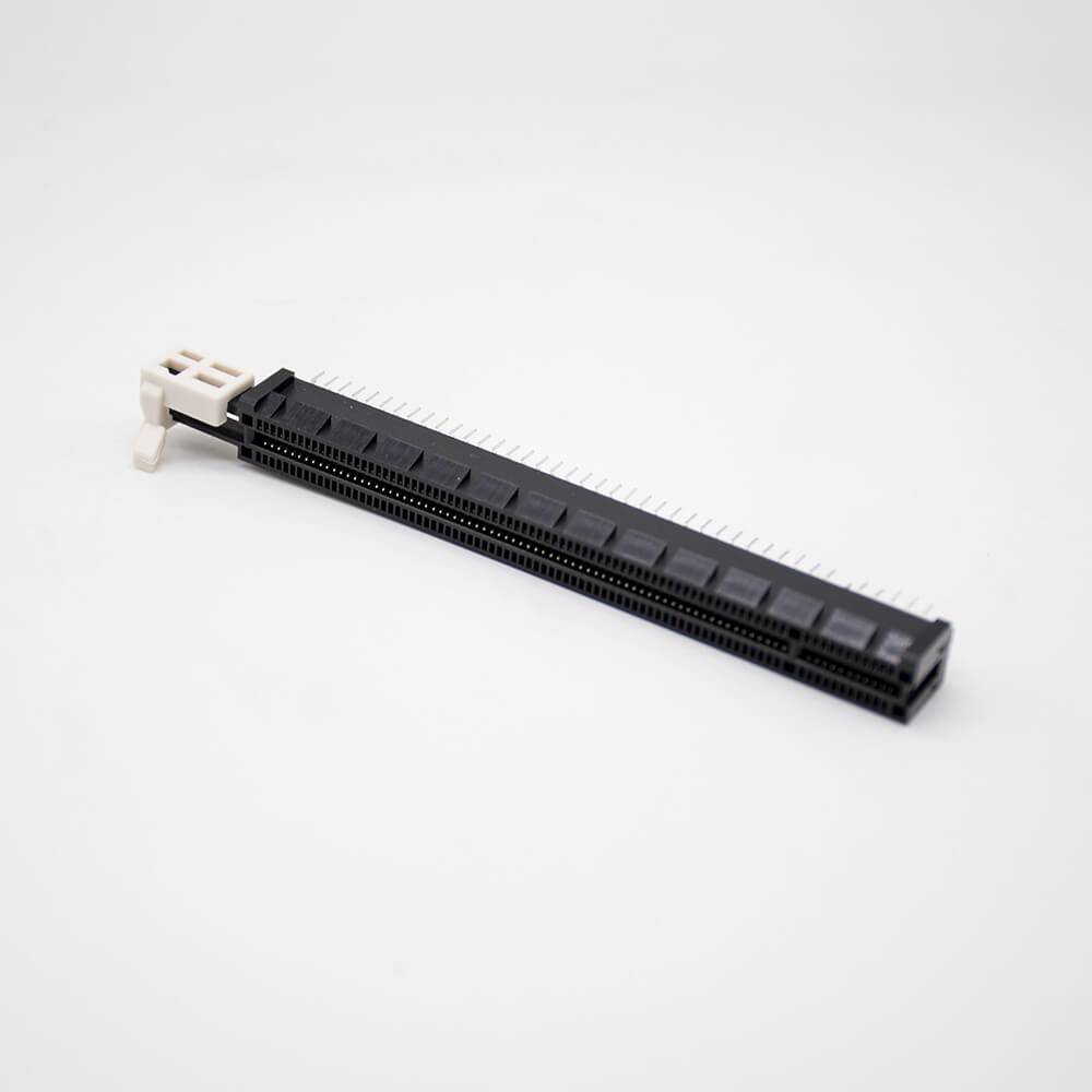 PCIE阿联酋vs丹麦亚盘164芯黑色注塑插板式记忆卡槽