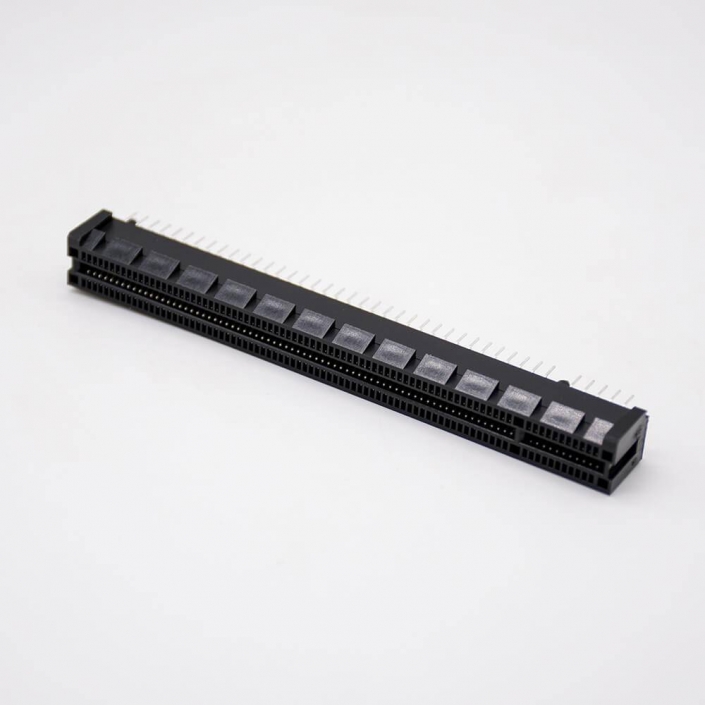 Pcie卡槽阿联酋vs丹麦亚盘164芯16X插板式导柱型记忆卡槽