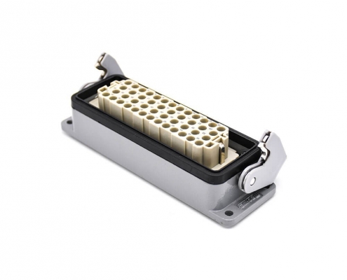 工业重载阿联酋vs丹麦亚盘斜出口开孔安装H24B外壳不带针公头公母对接PG21